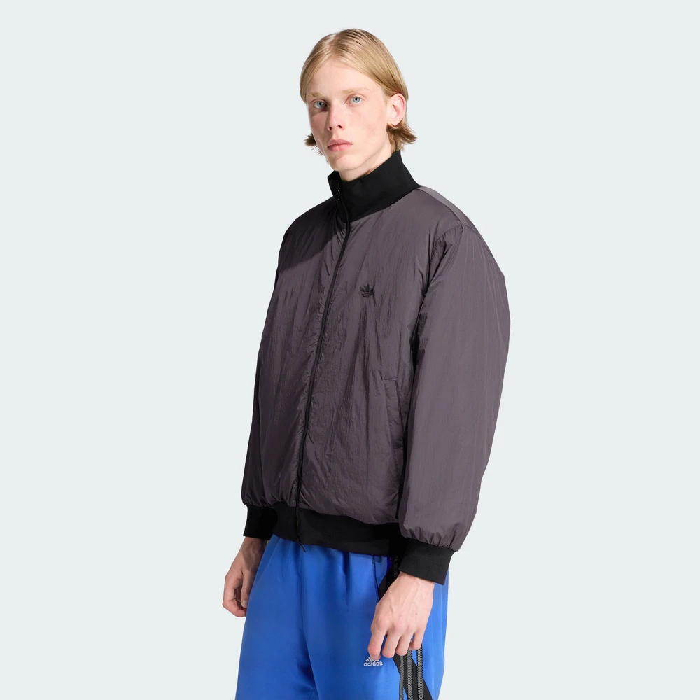 adidas/阿迪达斯立领短款运动棉服男保暖飞行员夹克JW0980