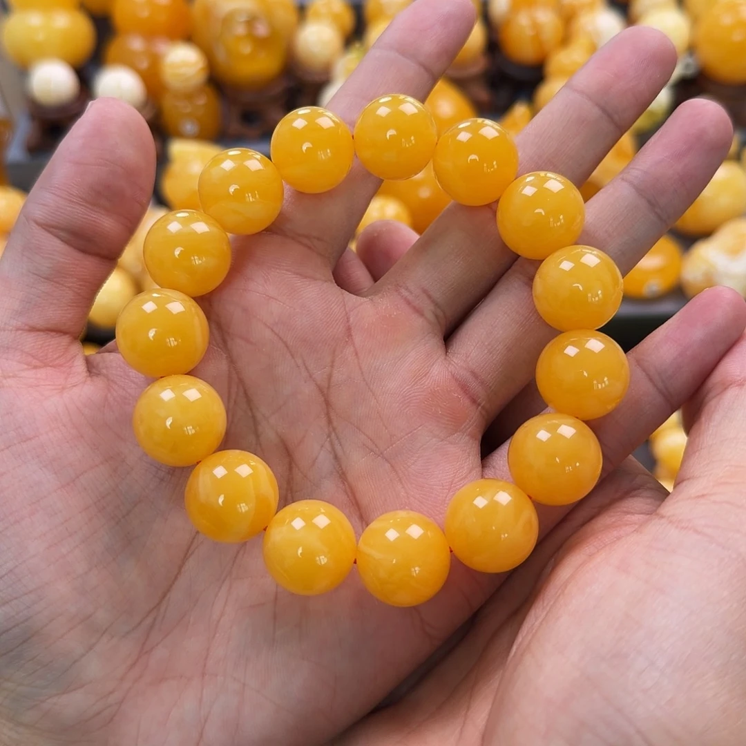 琥珀未镶嵌珠宝奇石16mm同料