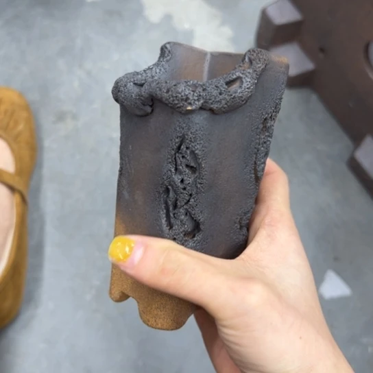 雨***！紫砂花盆中是个非常