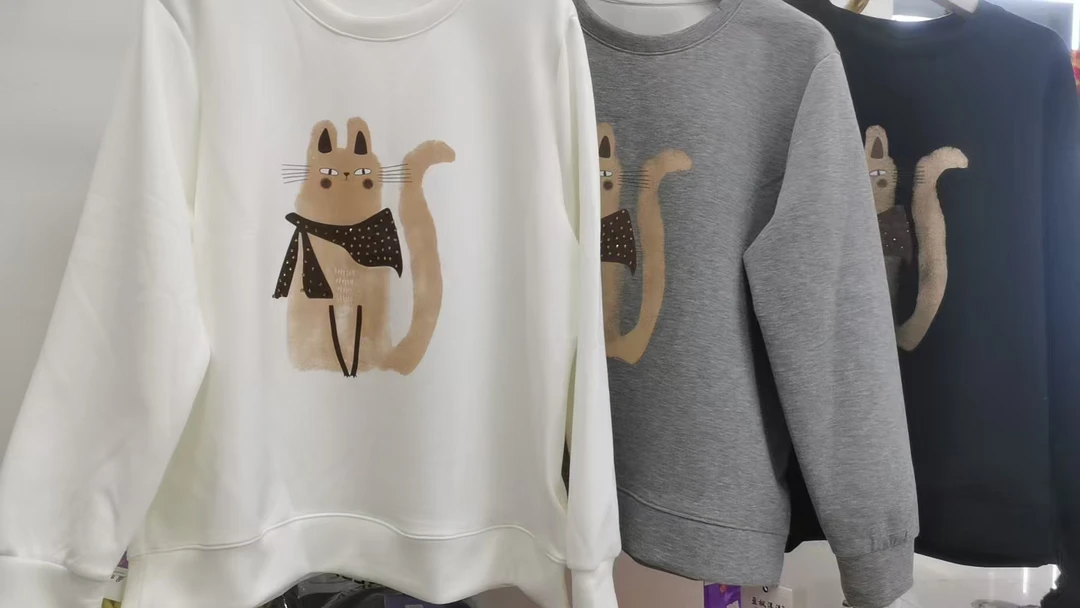 春季款大码宽松休闲百搭圆领卫衣