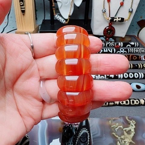 未镶嵌玛瑙/玉髓珠宝半成品