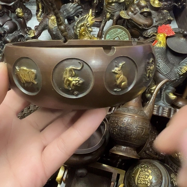 顺顺利利，铜器摆件