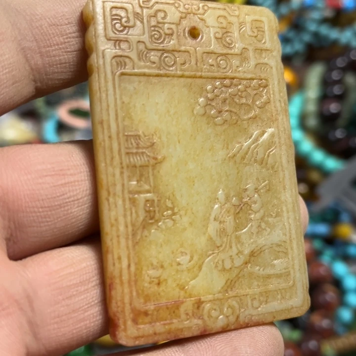 未镶嵌和田玉（糖玉）挂件