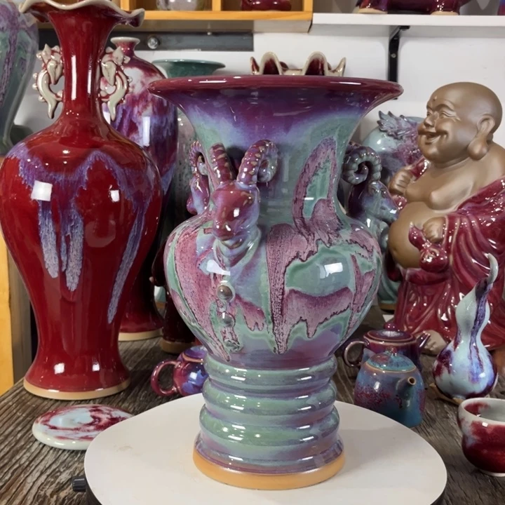 很***好瓷片神垕镇钧瓷艺术