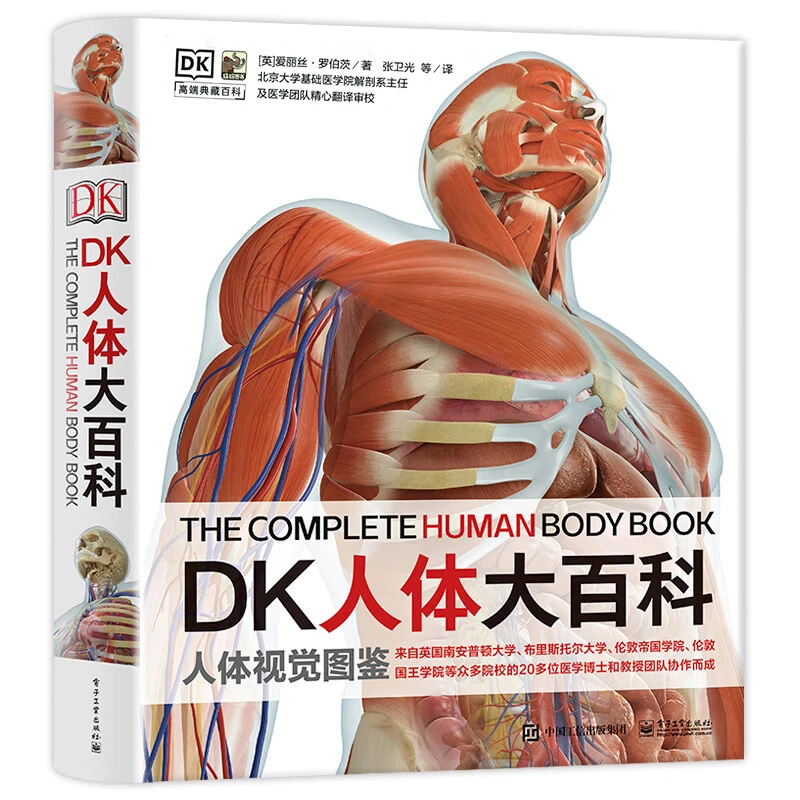 DK人体大百科涂色版儿童少儿百科全书读物科学绘本故事