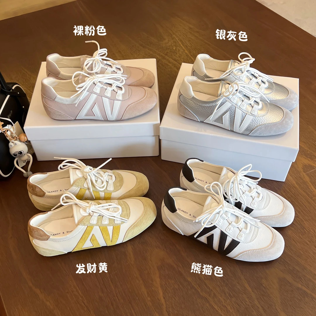 【大叔家】内增高复古芭蕾德训鞋2025夏季新休闲防滑透气阿甘鞋52