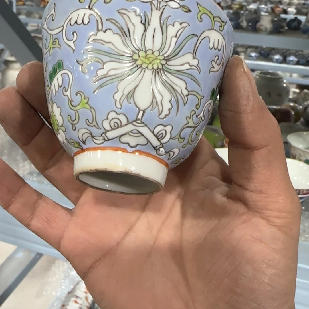 瓷片摆件手绘瓷器全部处理