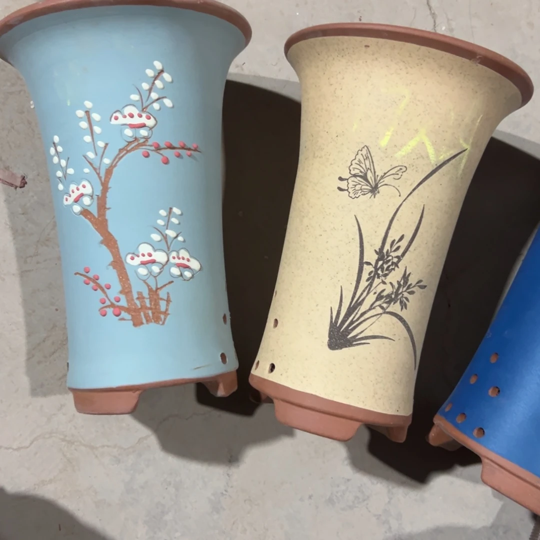宜兴川阁紫砂花盆