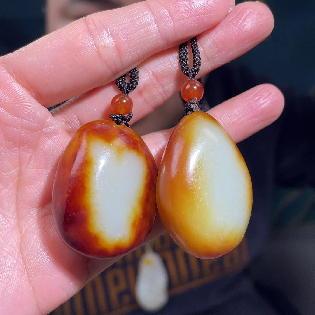 和田玉颈饰未镶嵌多样性发一件