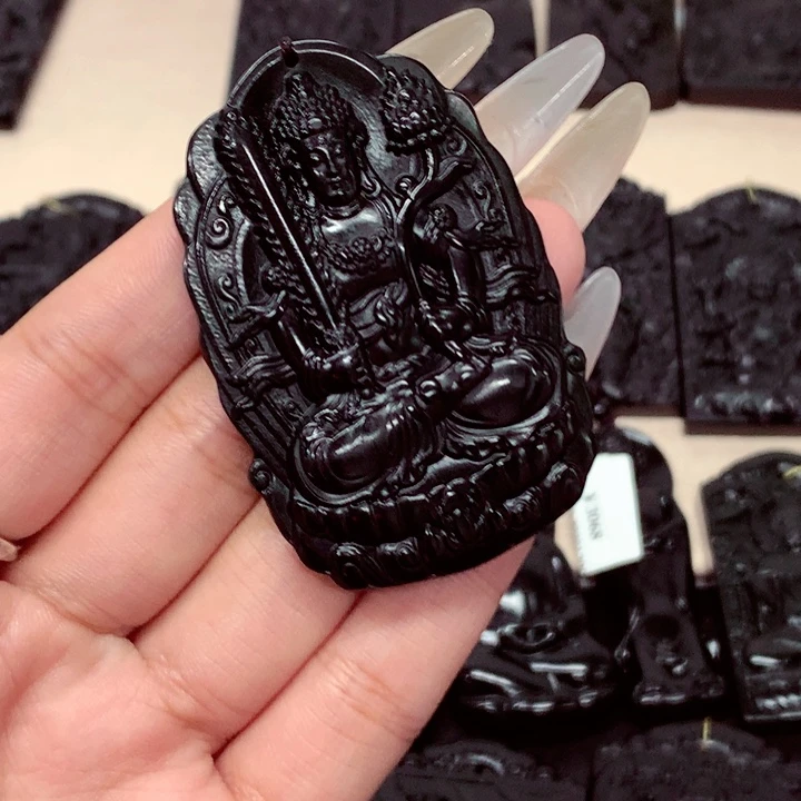 天然a货钢琴黑挂件
