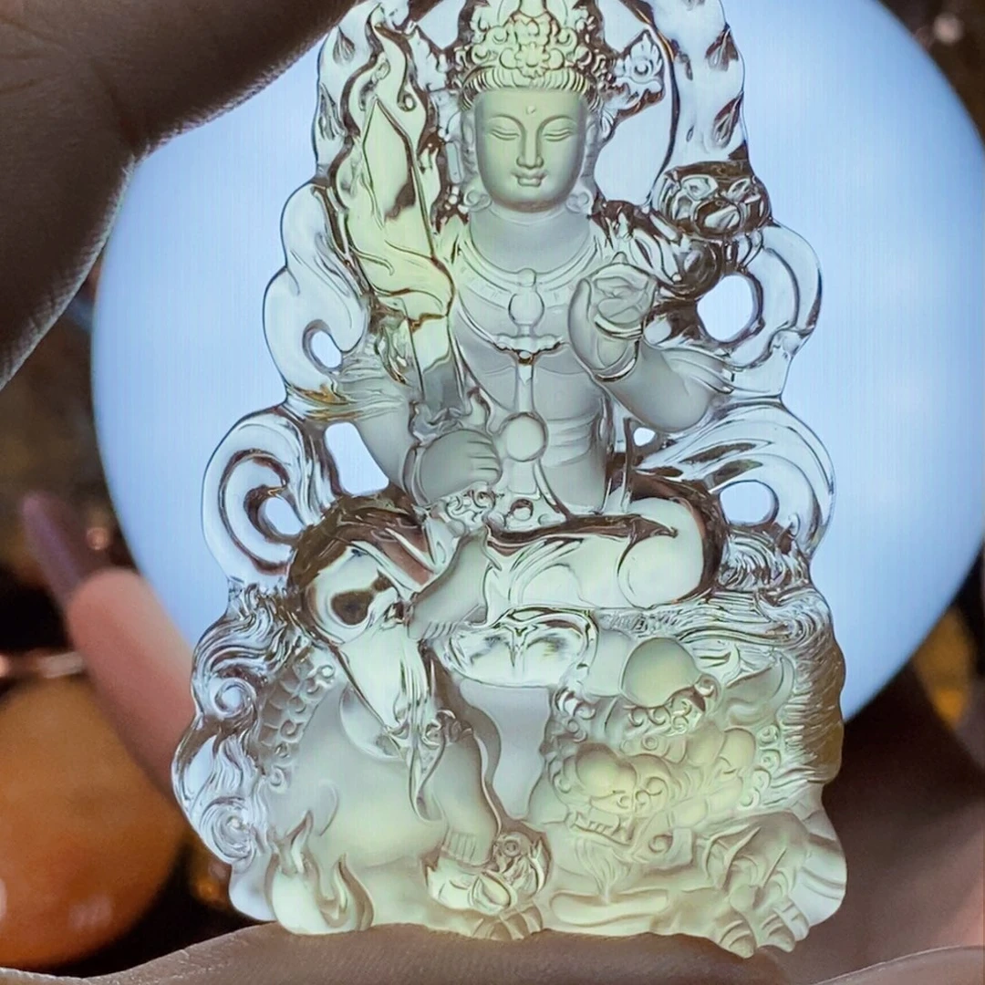 水晶颈饰未镶嵌蝈***3吊坠