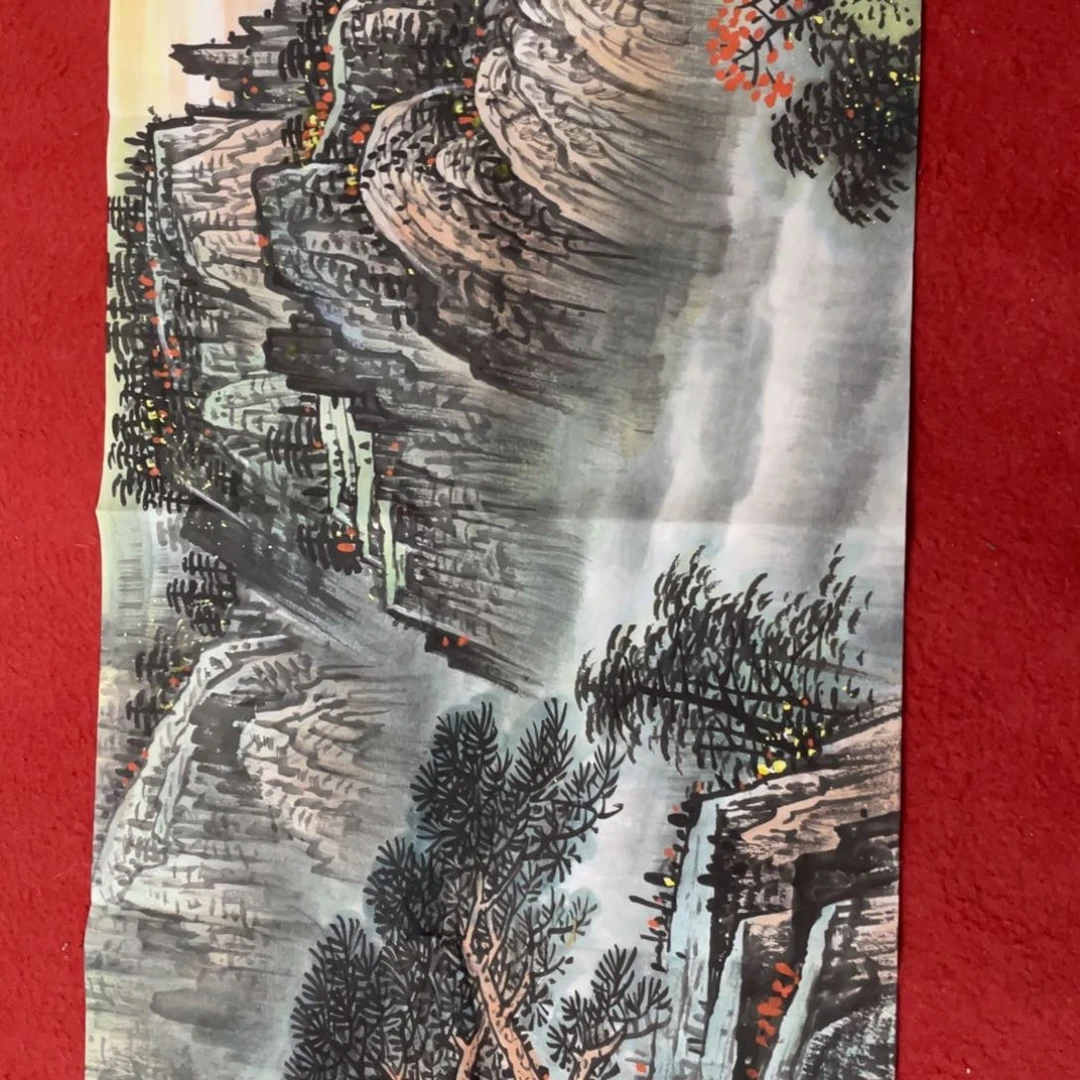 横款国画作品72727282