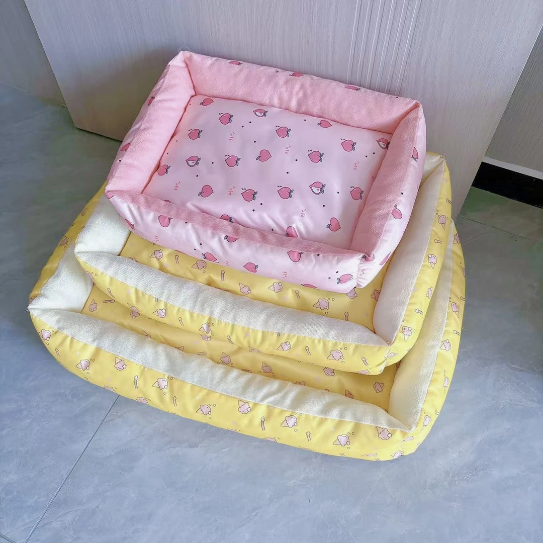 狗窝夏季防水牛津布凉窝泰迪小中大型犬四季不易粘毛狗床夏天猫窝