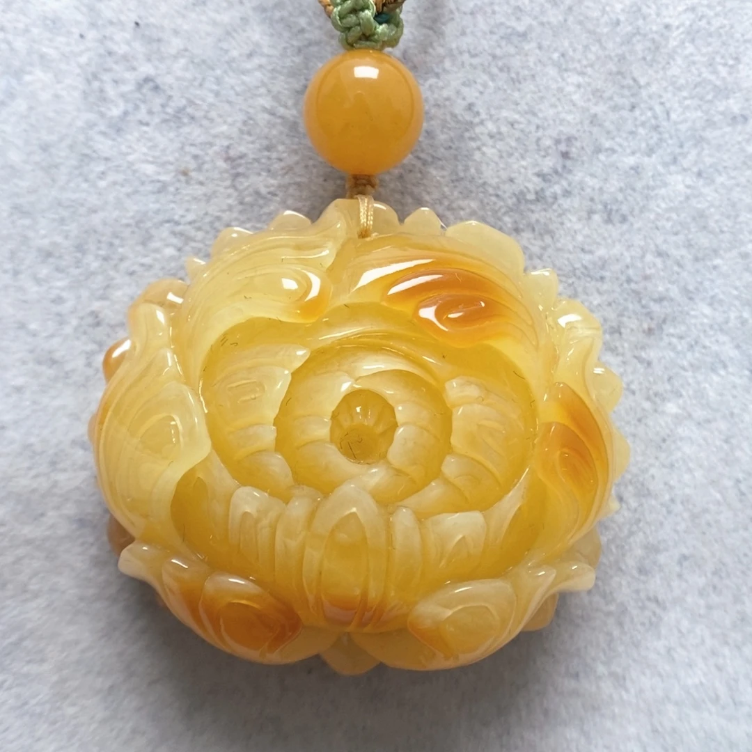 蜜蜡未镶嵌颈饰蜜蜡