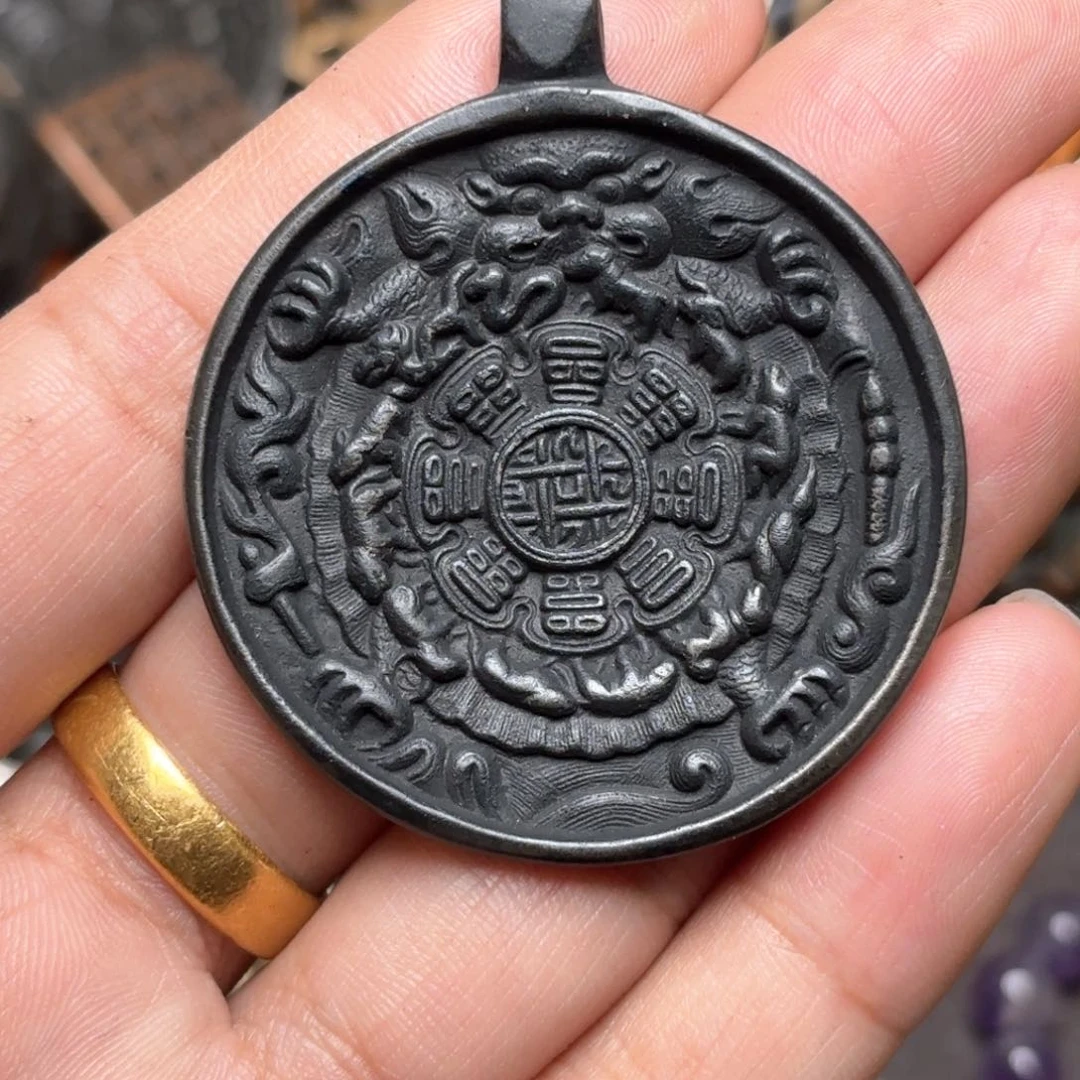 悟**人铜星月菩提吊坠项链