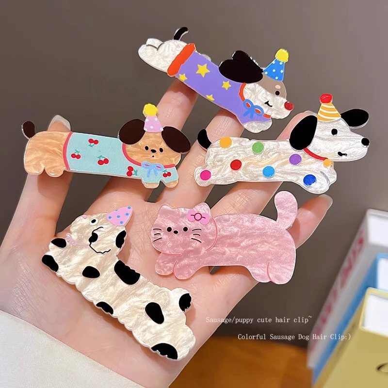 主播代拆发夹森系女鸭嘴夹碎发夹卡子甜美民族风原创设计网红DIY