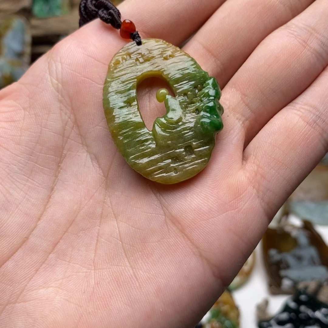 未镶嵌挂件翡翠一