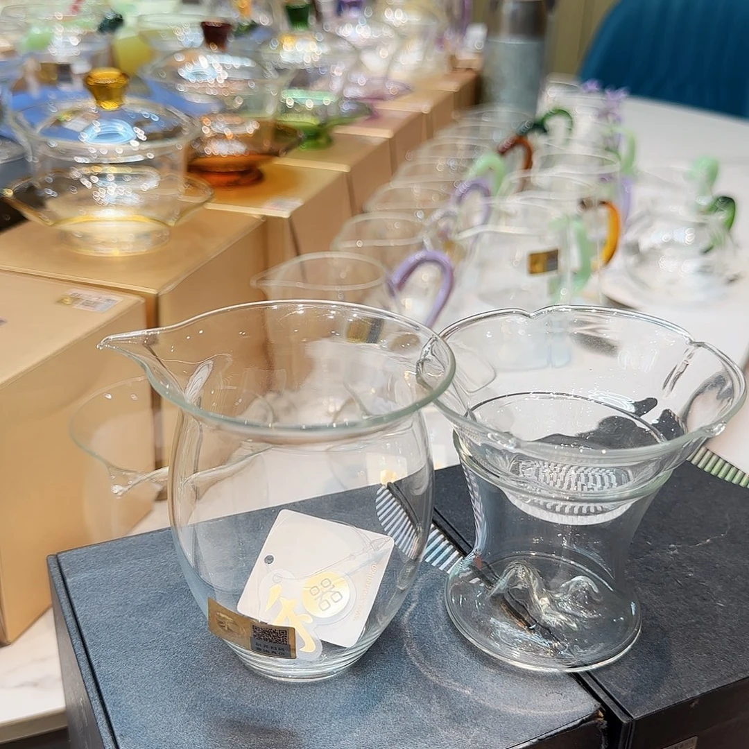 拿***人禾器透明天乐无耳公道杯➕观山激光茶漏