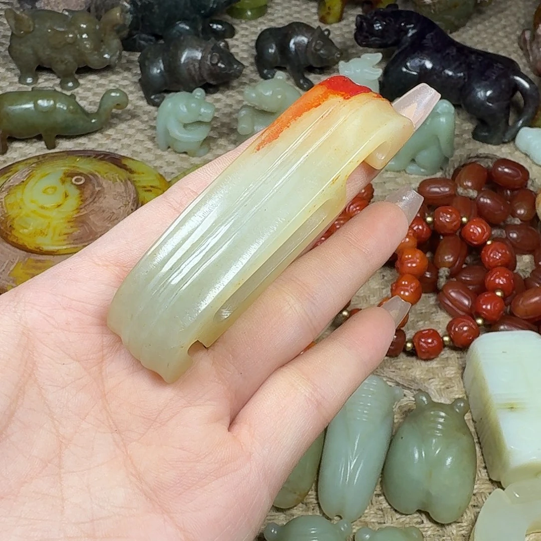 白玉菩提吊坠挂件