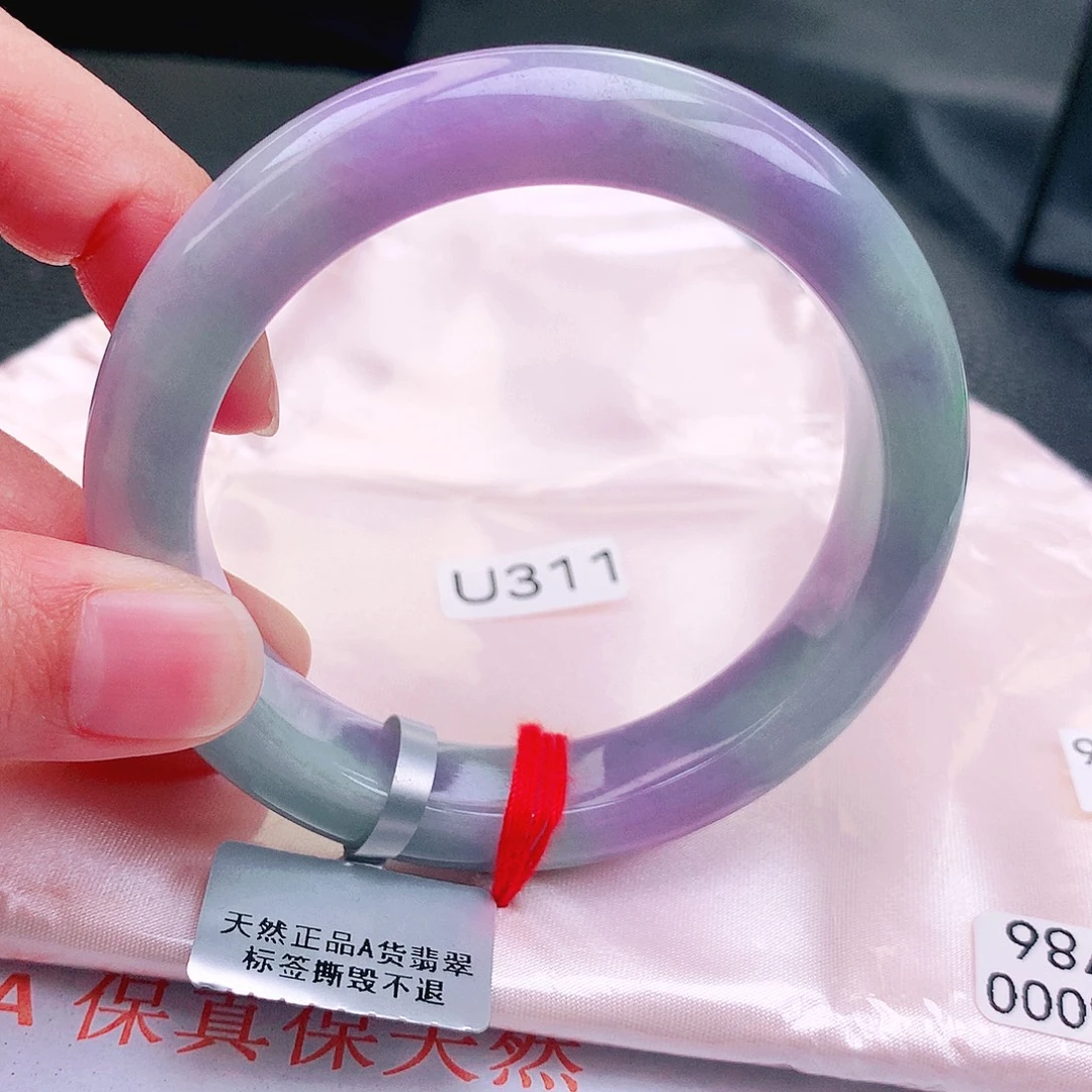 翡翠未镶嵌手镯缅甸天然a货翡翠手镯