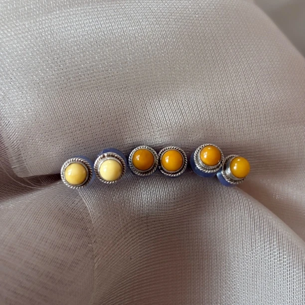 925银耳饰 【松秀饰品】蜜蜜 925银耳钉 简约款 个性