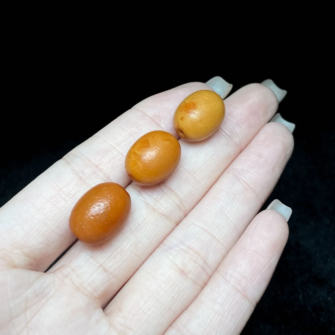【何沄伟专属】G25904003-蜜蜡单珠-多样性发其一-11x14mm-（94）-