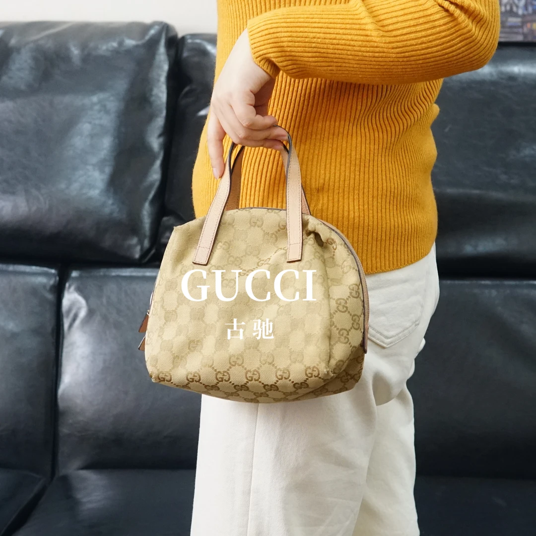95新 GUCCI/古驰 老花手提包/F3BZ10606548/6548