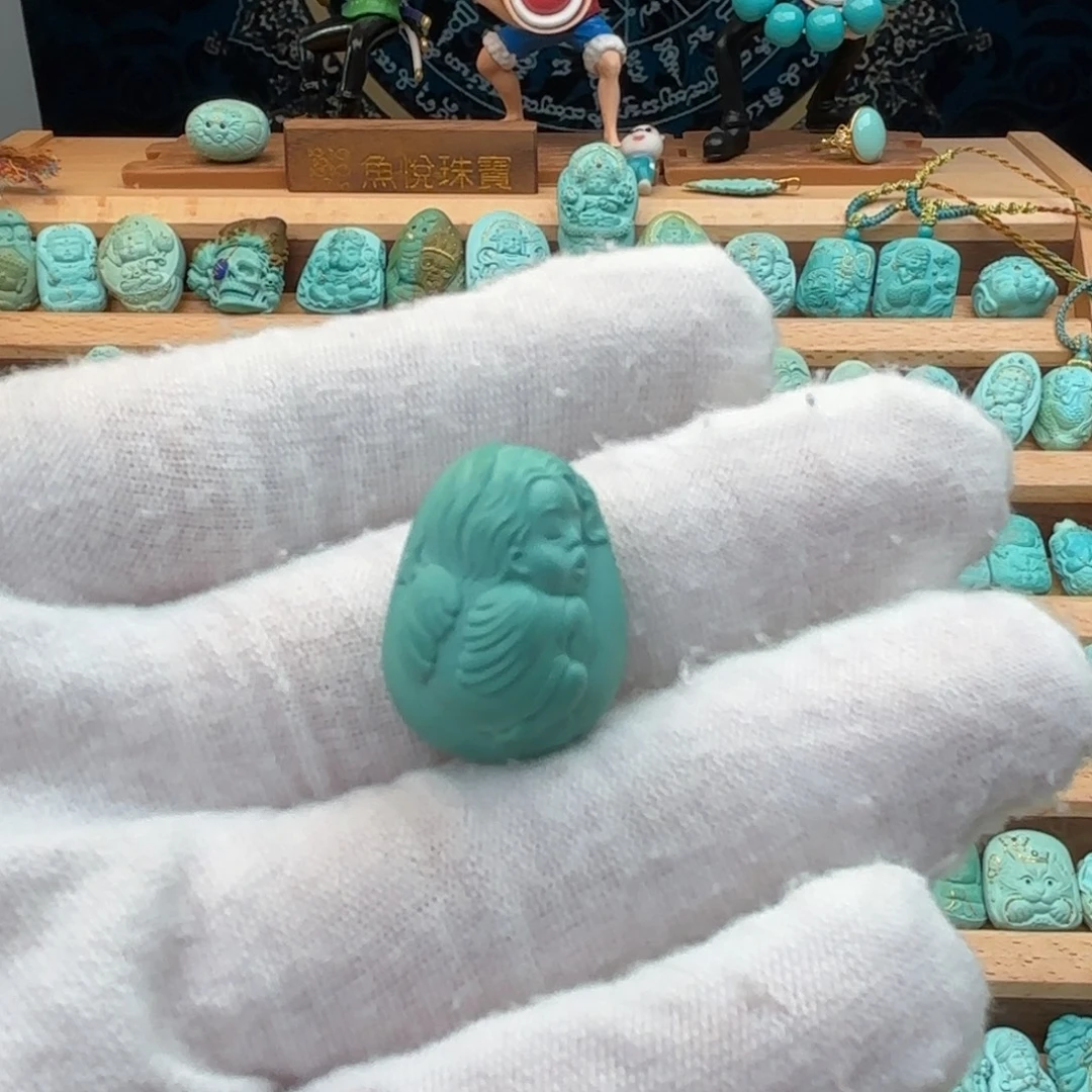 绿松石未镶嵌配饰