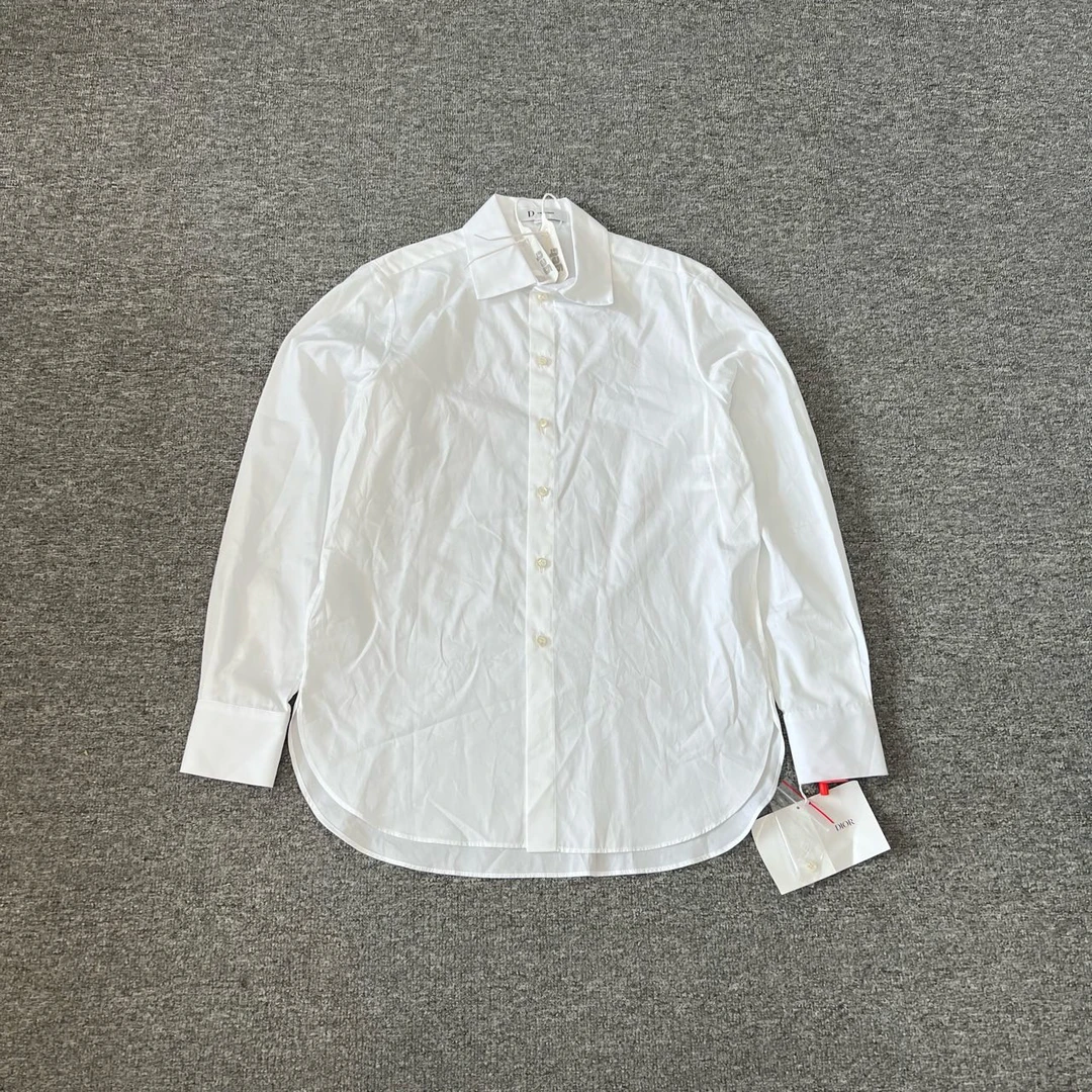 99新 DIOR/迪奥 小蜜蜂刺绣 衬衫 白色 36码
