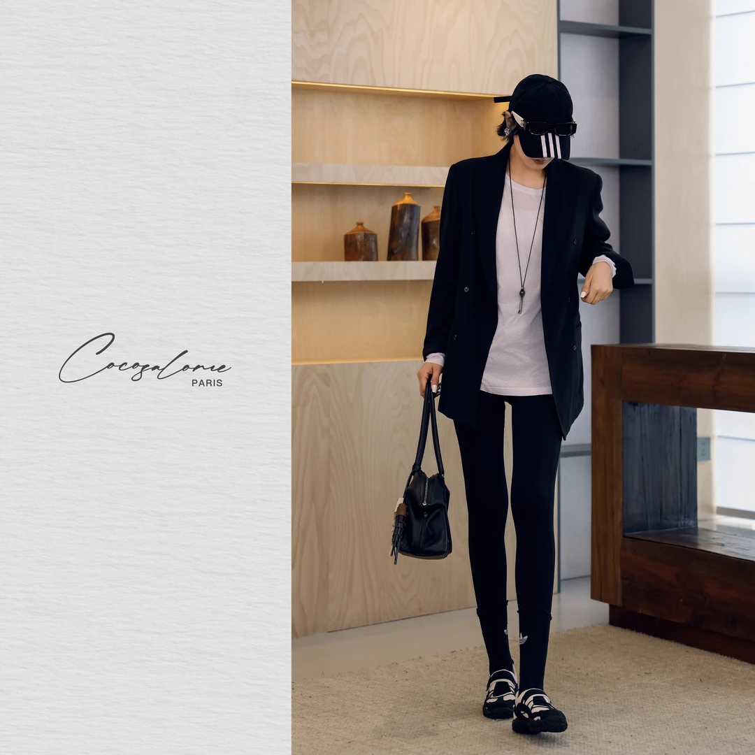 韩彬彬"舒服不得了"带口袋高弹塑形裸感收腹提臀不勒鲨鱼裤2046-1