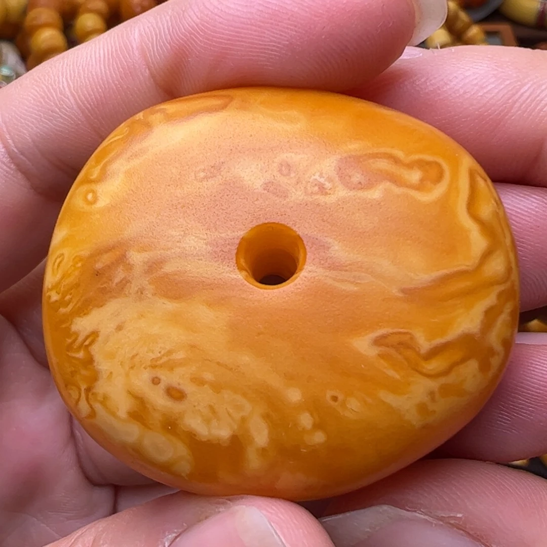 蜜蜡未镶嵌珠宝奇石藏扣