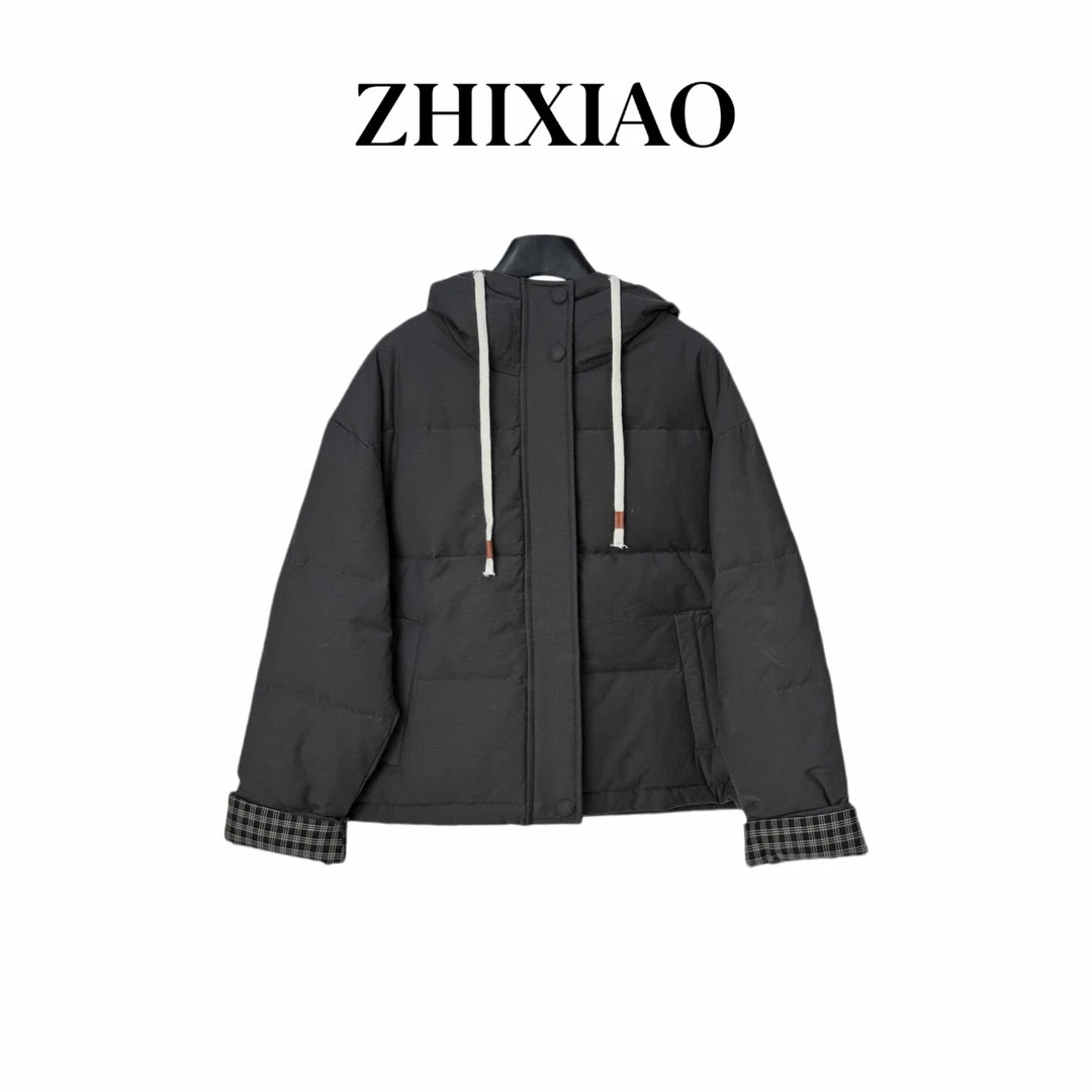 【ZHIXIAO】秋冬新款：带帽羽绒服外套2466