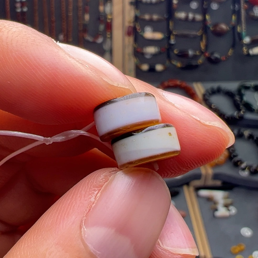 玛瑙/玉髓合金颈饰