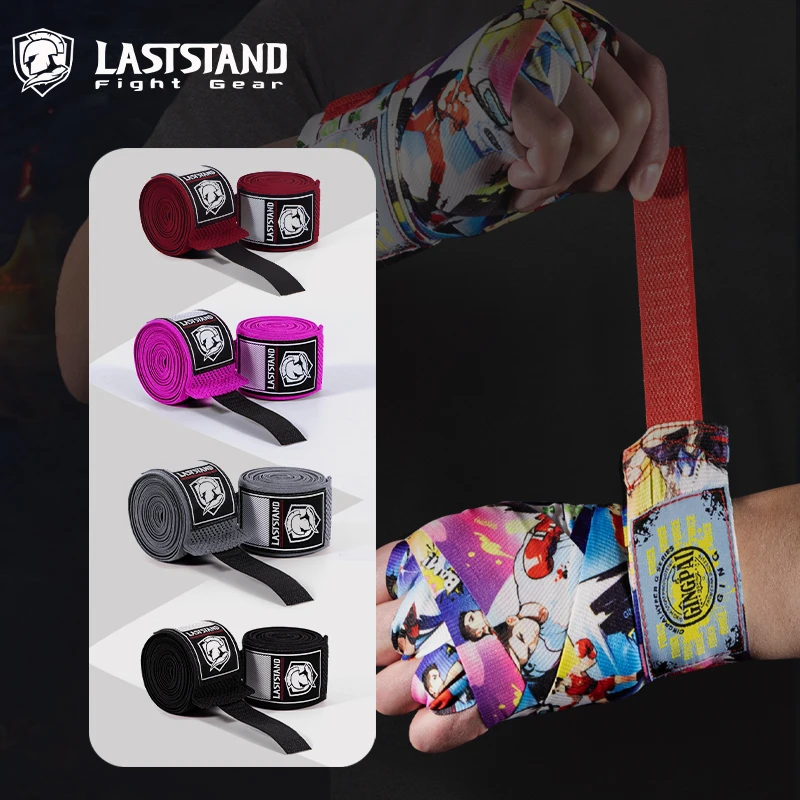 泰拳散打拳击绷带运动绑带5米缠手带护手带搏击3米成人微弹弹力款