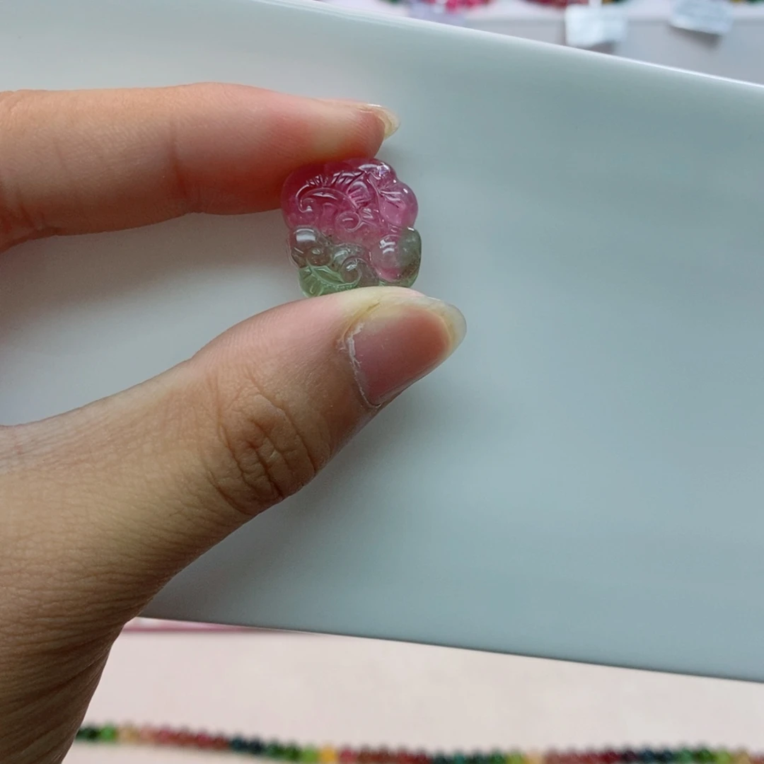 未镶嵌手链碧玺多样性发一条