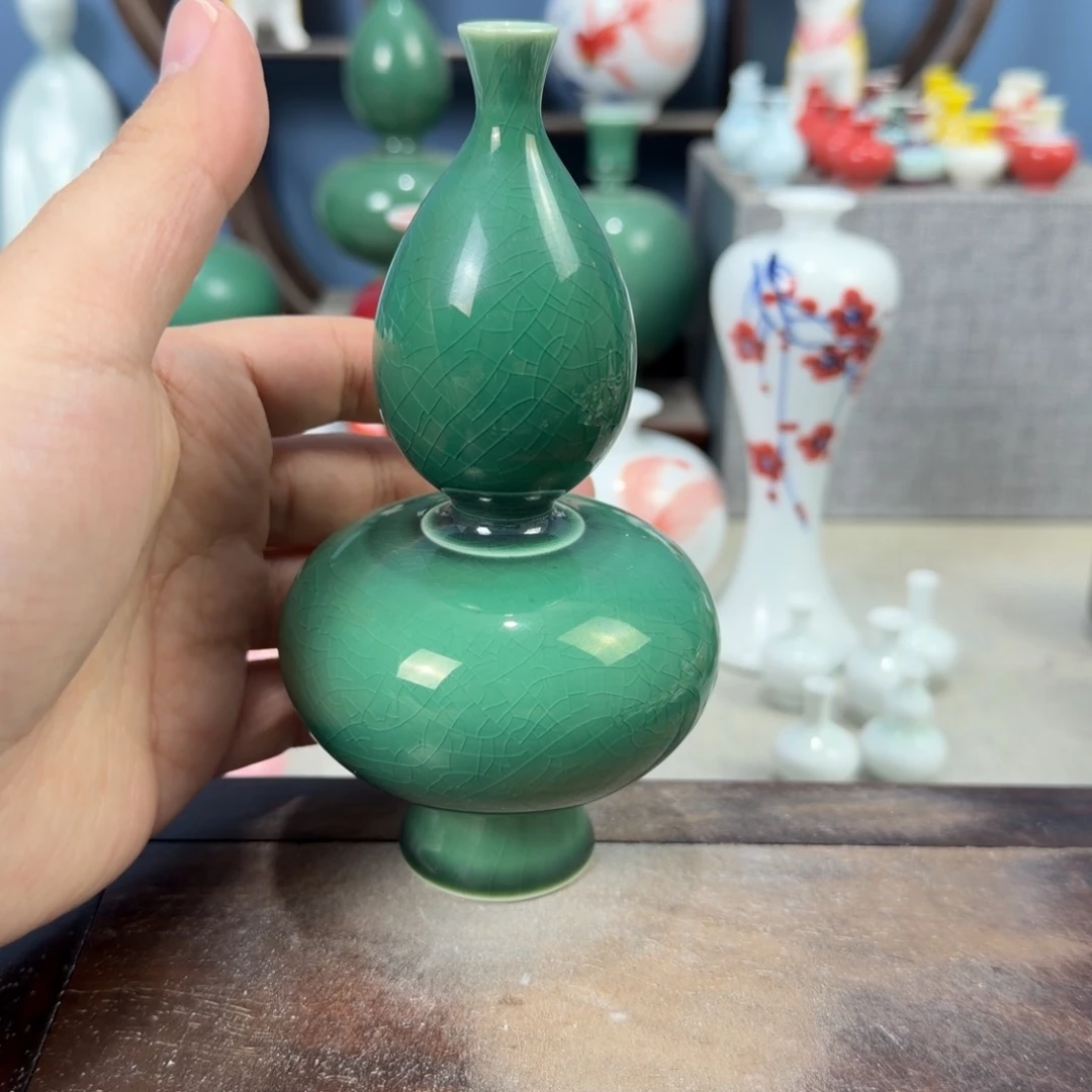 陶瓷手工小花器摆件