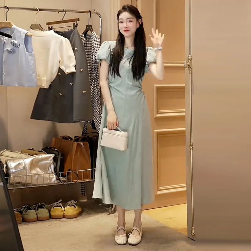 特价入秋连衣裙子女春秋季2024年女装冬装韩系穿搭配一整套装3958