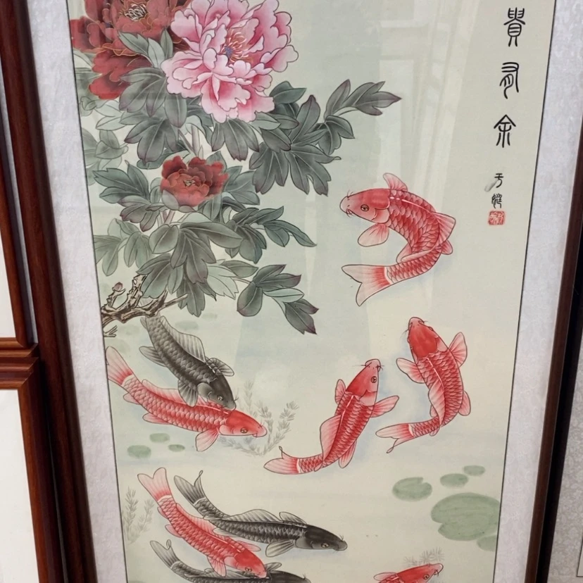 【闪购商品】国画手绘国画工笔带框