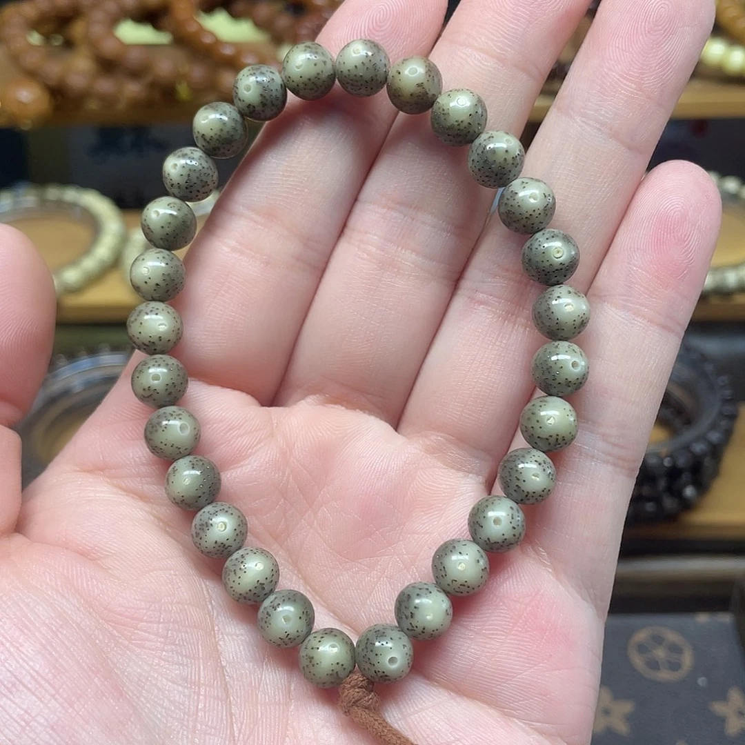 手串星月菩提星月菩提圆珠糯冰小细星8左右