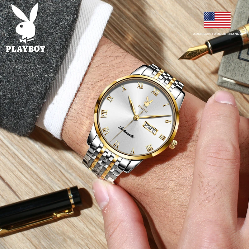 2025年新款正品牌男士手表男机械表男全自动高档超薄商务防水十大