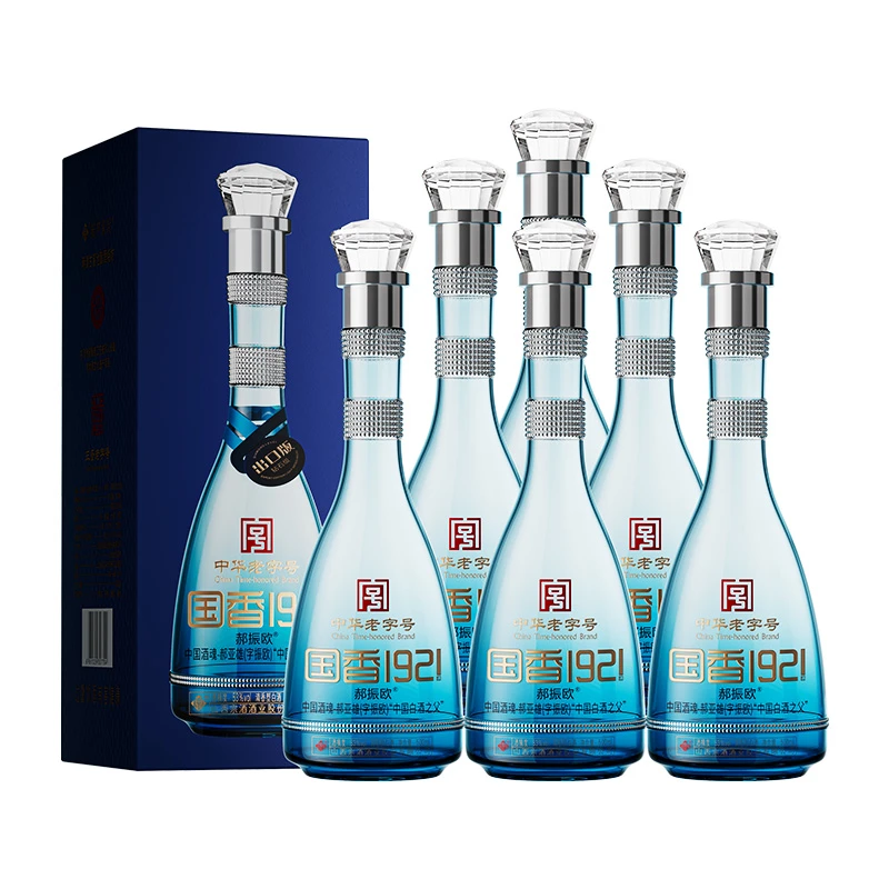 郝振欧国香1921清香型白酒原箱53%Vol500ml*6瓶