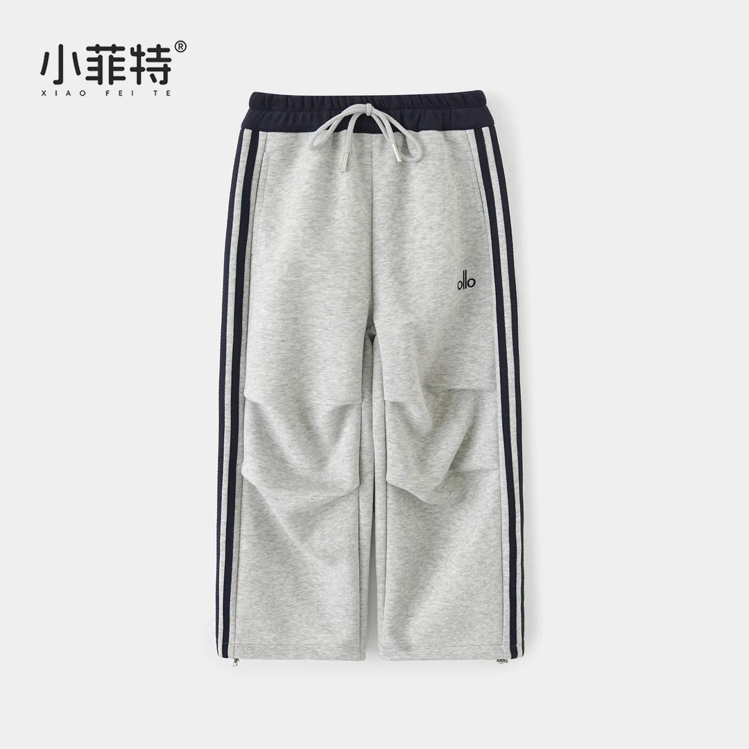 小菲特女童秋装新款休闲长裤儿童时尚直筒裤中大童裤子HNKQ53135