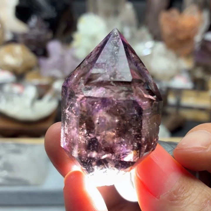 水晶未镶嵌摆件超七