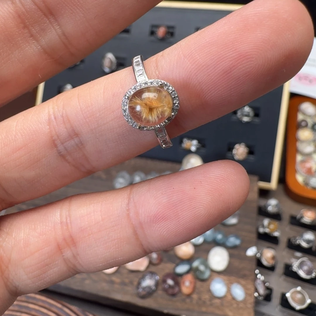 发晶炸花不退不换未镶嵌水晶?****?