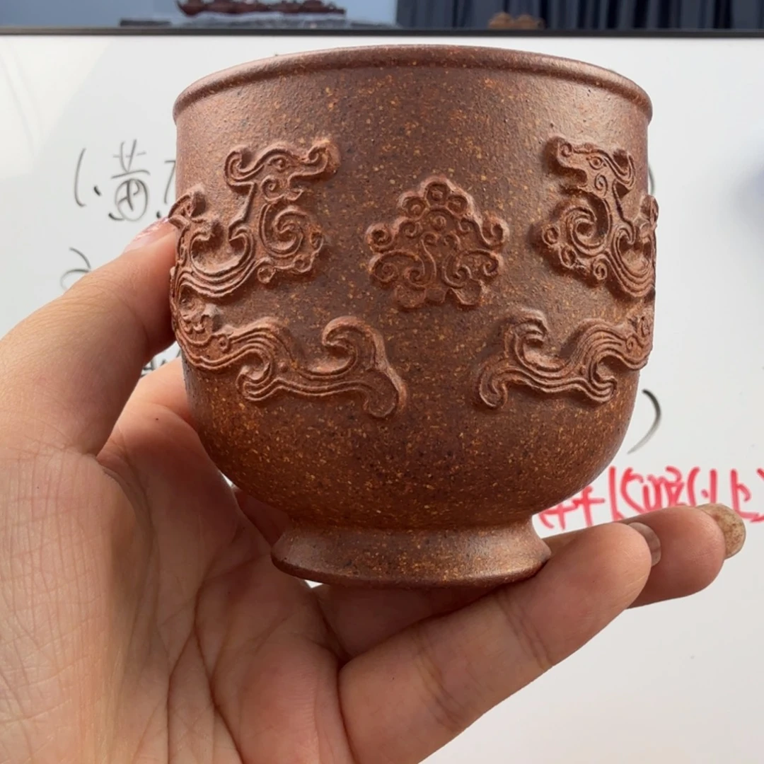 茶壶紫砂宜兴原矿龙骨金砂