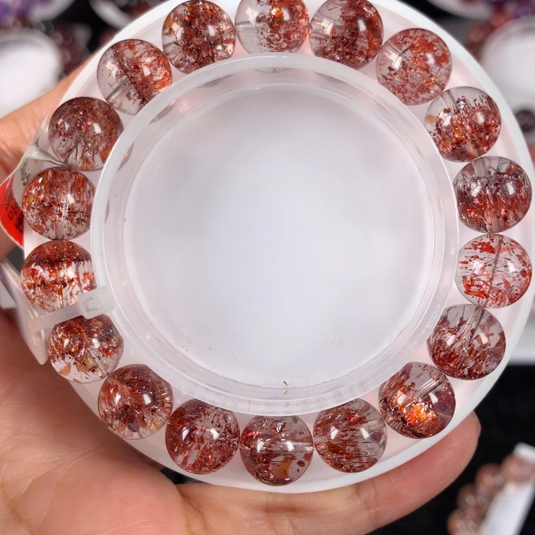 未镶嵌手链水晶金草莓