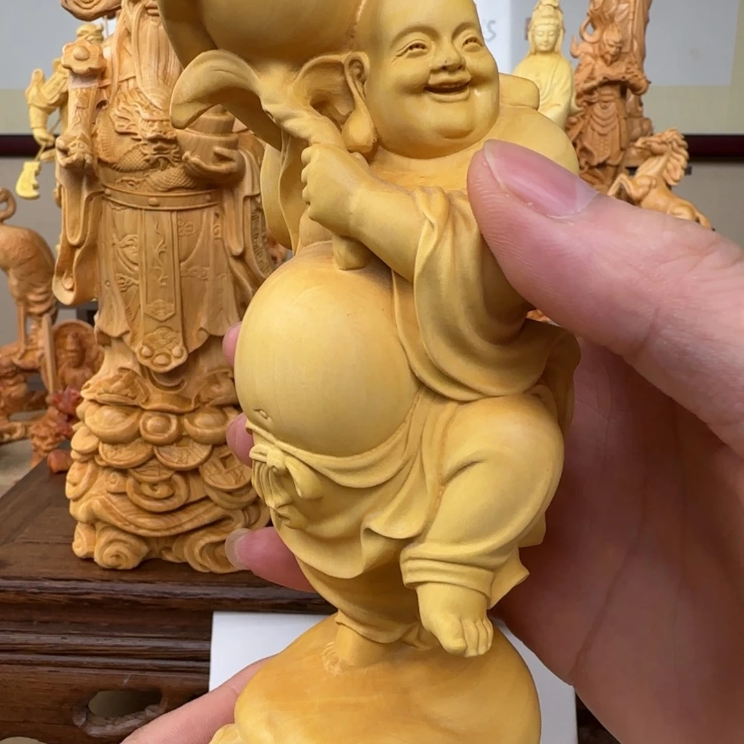 香榧木小木匠艺雕一物一拍