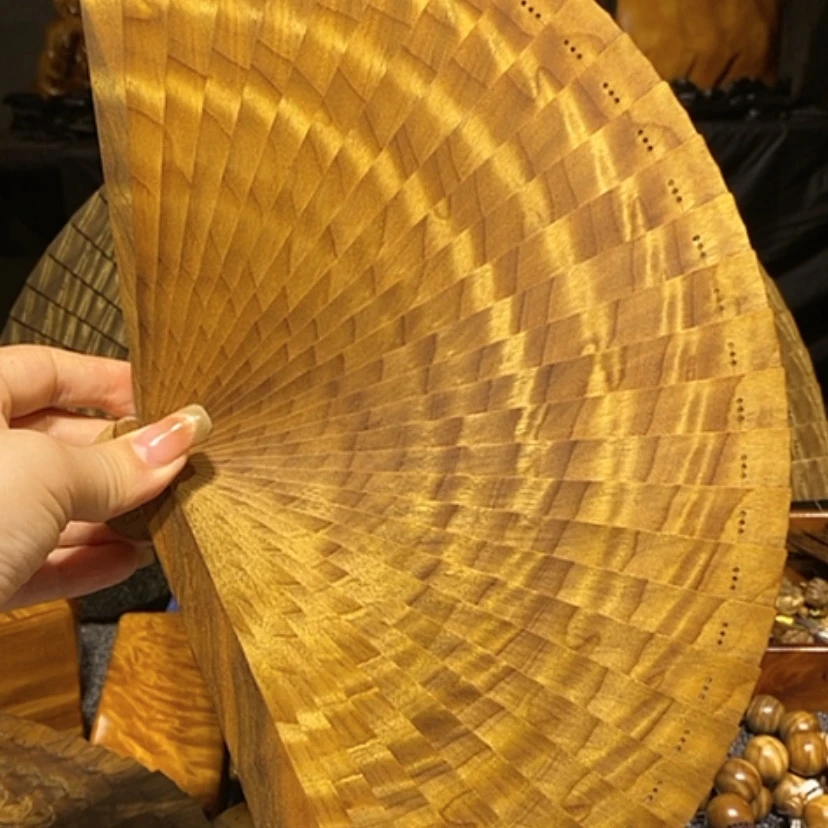 【闪购商品】金丝楠金丝楠木扇子