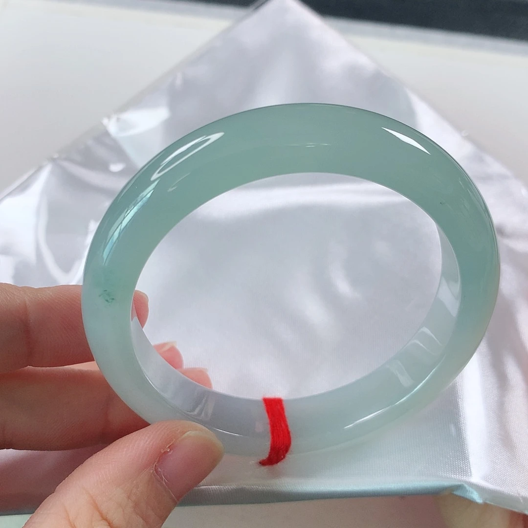 未镶嵌手镯翡翠冰晴蓝241