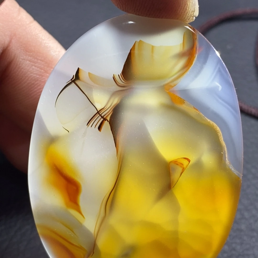 玛瑙/玉髓颈饰未镶嵌天*